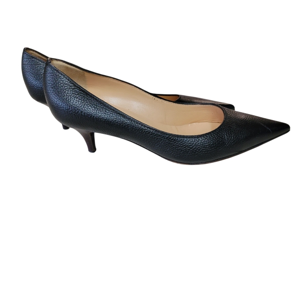 Giuseppe Zanotti Black Leather Heels - Picture 2 of 10